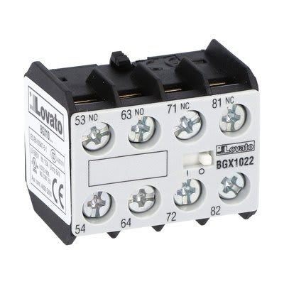 LOVATO ELECTRIC - Bloc de contact auxiliares pour contacteurs BGX, 2NO+2NF