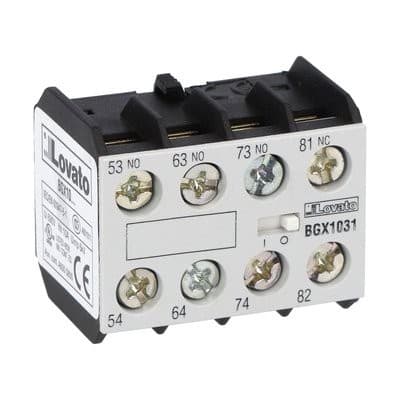 LOVATO ELECTRIC - Bloc de contact auxiliares pour contacteurs BGX, 3NO+1NF
