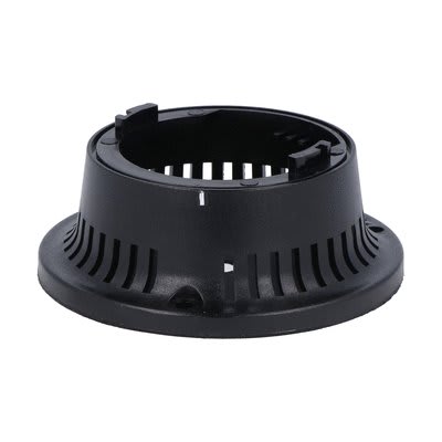 LOVATO ELECTRIC - Socles de fixation horizontale x modules lumineux et sonores en plastique NOIR