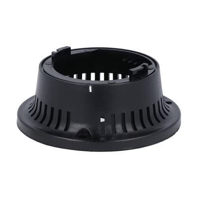 LOVATO ELECTRIC - Socles de fixation horizontale x modules lumineux et sonores en plastique NOIR