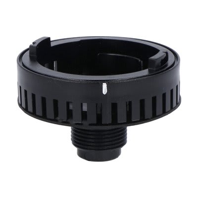 LOVATO ELECTRIC - Socles de fixation x modules lumineux et sonores avec trou Ø22mm en plast. NOIR