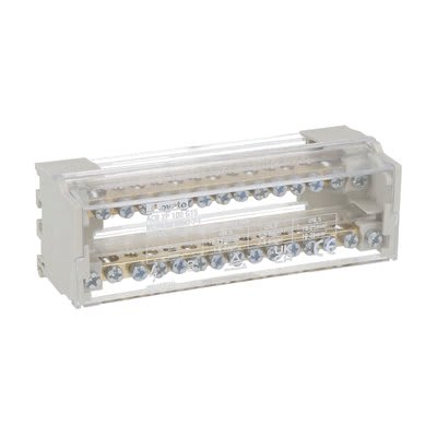 LOVATO ELECTRIC - Bloc répartiteur 2P, 100A, 15 bornes, max. 25mm2