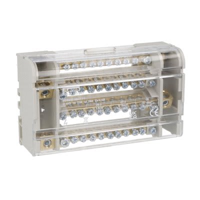 LOVATO ELECTRIC - Bloc répartiteur 4P, 125A, 11 bornes, max. 35mm2