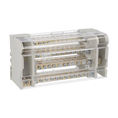 LOVATO ELECTRIC - Bloc répartiteur 4P, 160A, 12 bornes, max. 50mm2