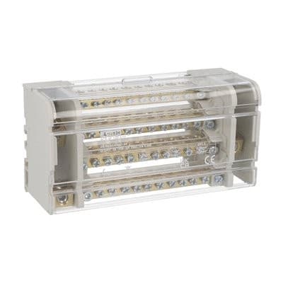 LOVATO ELECTRIC - Bloc répartiteur 4P, 160A, 12 bornes, max. 50mm2