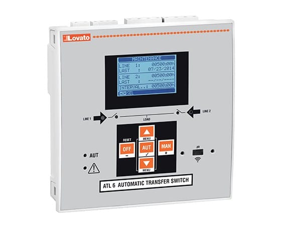 LOVATO ELECTRIC - invers. automatique de source 144x144mm/5.7x5.7", 110...240VAC, 12/24VDC