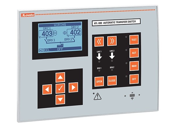 LOVATO ELECTRIC - Inverseur automatique de source 110-240VAC et 12/24/48VDC, RS485 intég.