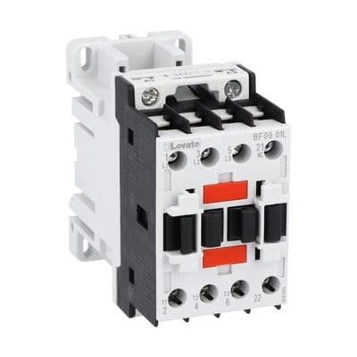 LOVATO ELECTRIC - Contacteur BF0901L, 3P+1NF, 9A AC3, 48VDC, faible consommation