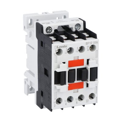 LOVATO ELECTRIC - Contacteur BF1201A, 3P+1NF, 12A AC3, 48V 50/60Hz