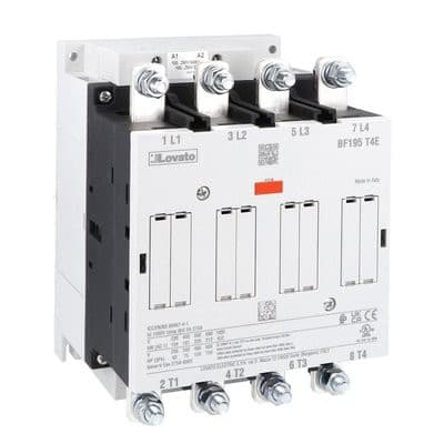 LOVATO ELECTRIC - Contacteur tétrapolaire, cour. de fon.nement IEC Ith AC1=275A, 24-60VAC-20-60VDC