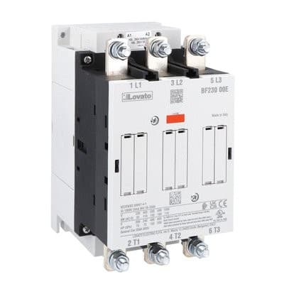 LOVATO ELECTRIC - Contacteur 3P, cour. de fon.nement IEC Ie (AC3) = 230A, 24...60VAC-20...60VDC