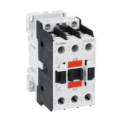 LOVATO ELECTRIC - Contacteur BF2600A, 3P, 26A AC3, 24V 50/60Hz