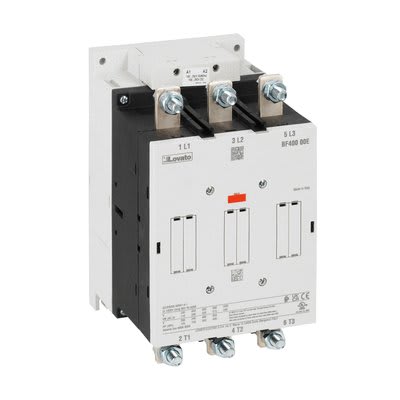 LOVATO ELECTRIC - Contacteur 3P, cour. de fon.nement IEC Ie (AC3) = 400A, 24...60VAC-20...60VDC