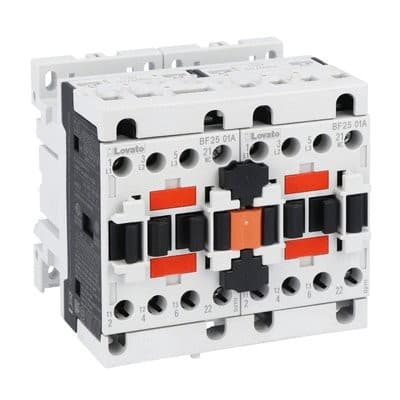 LOVATO ELECTRIC - Contact.-inverseurs de source 25A 12.5kW AC3 120V 60Hz avec condamn. extèrieure