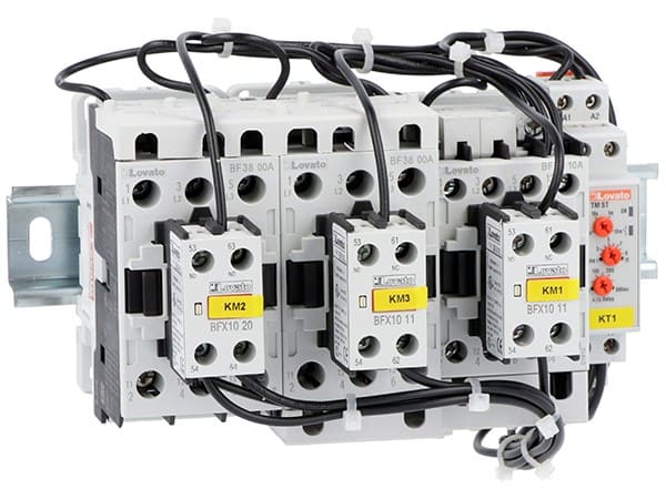 LOVATO ELECTRIC - Démarreur complet étoile-triangle, IEC max 60A. Tension bobine 400VAC 50/60Hz