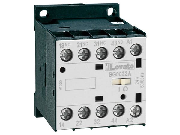 LOVATO ELECTRIC - Minicontacteur auxiliaire, BG0040L, 4P NO, 48VDC, faible consommation