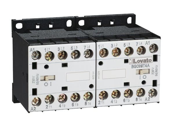 LOVATO ELECTRIC - Contacteurs-inverseurs de source 220VAC 60Hz 20A AC1 avec condamnation intégrée