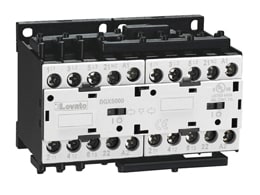 LOVATO ELECTRIC - Contacteurs-inverseurs de phase 24VDC 5.7kW 12A AC3 avec condamnation extèrieure