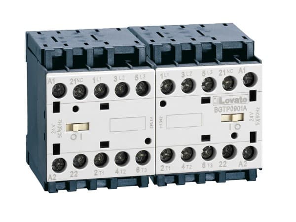 LOVATO ELECTRIC - Contact.-inver. de source 9A 4kW 400V 50/60Hz avec condamn.