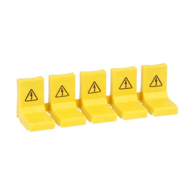 LOVATO ELECTRIC - Jeue de 5 caches isolants pour ternaisons de barres UL508 non utilisées