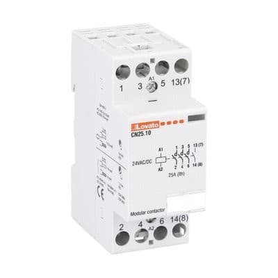 LOVATO ELECTRIC - Contacteurs modulaires 2M 25A AC1 24VAC/DC 3NO+1NC