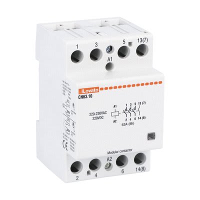LOVATO ELECTRIC - Contacteurs modulaires 3M 63A AC1 220-230VAC 4NO