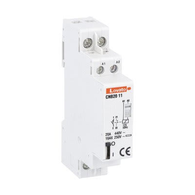 LOVATO ELECTRIC - Télérupteur 1 mod AC1 20A AC1 1NO+1NC 12VAC