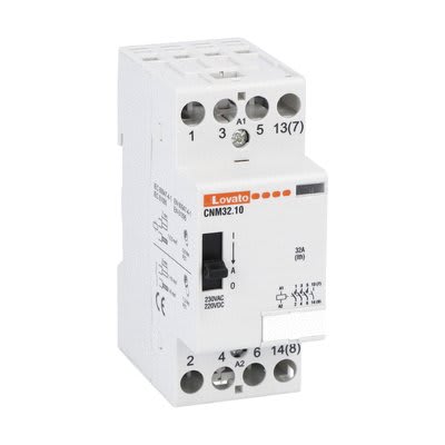 LOVATO ELECTRIC - Contacteurs modulaires à commande manuelle ITH 32A 4NO 230VAC