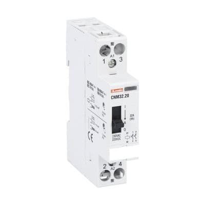 LOVATO ELECTRIC - Contacteurs modulaires à commande manuelle ITH 32A 2NO 12VAC/DC