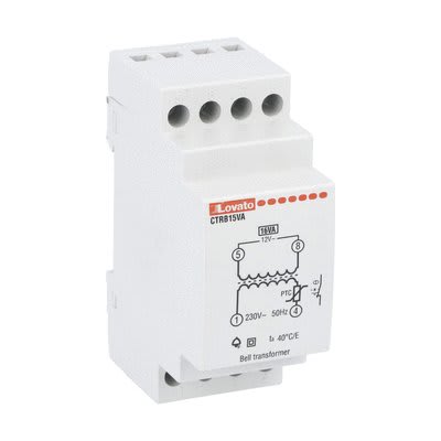 LOVATO ELECTRIC - Trasformateur de sécurité 15VA (230VAC/12-24VAC)