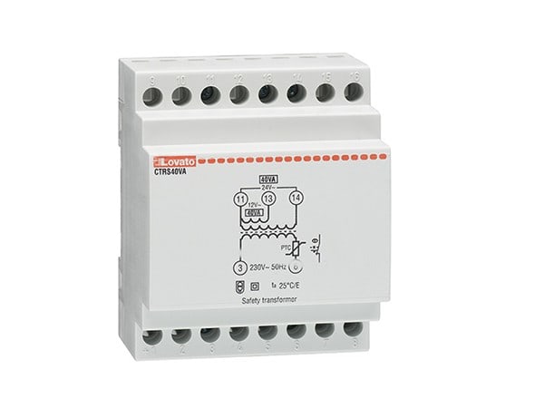 LOVATO ELECTRIC - Trasformateur de sécurité 40VA (230VAC/12-24VAC)