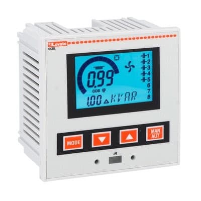LOVATO ELECTRIC - Régulateur varmétriques, 400VAC, 3 gradins extensible à 6 gradins, 100-440VAC
