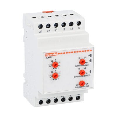LOVATO ELECTRIC - Relais de contrôle du courant réactif, 1L et 3L, 2 gradins, 380-415VAC