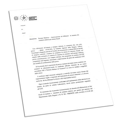 LOVATO ELECTRIC - Certificats UTF pour compteurs d`énergie MID