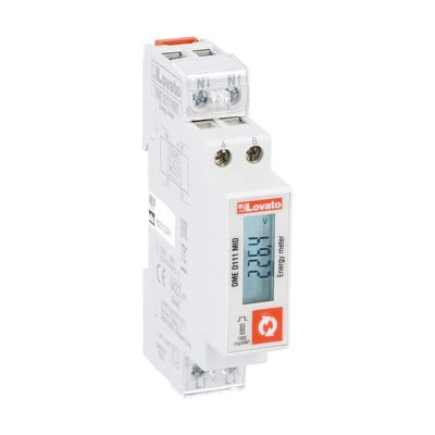 LOVATO ELECTRIC - Compteurs d`énergie MID 220-240VAC 40A directe 1U, interface RS485