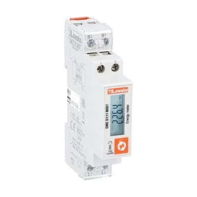 LOVATO ELECTRIC - Compteurs d`énergie MID 70C 220-240VAC 40A directe 1U, interface RS485