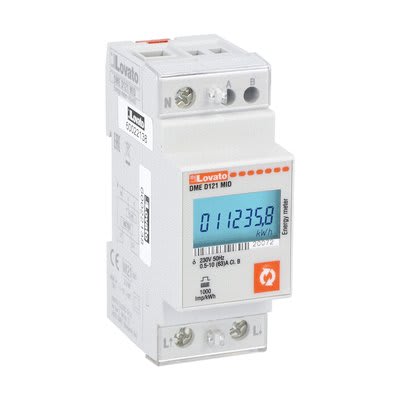 LOVATO ELECTRIC - Compteurs d`énergie MID 220-240VAC 63A directe 2U, interface RS485