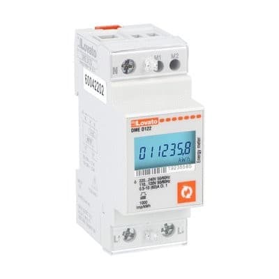 LOVATO ELECTRIC - Compteurs d`énergie 220-240VAC 63A directe 2U, interface M-Bus