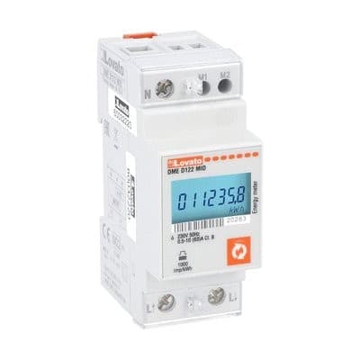 LOVATO ELECTRIC - Compteurs d`énergie MID 230VAC 63A directe 2U, interface M-Bus