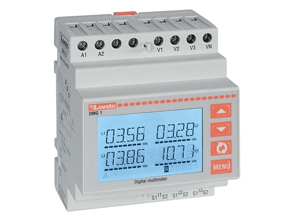 LOVATO ELECTRIC - Multimetres mod ACL à icônes, multilingue EU1, 4U 100-240VAC et 110-250VDC