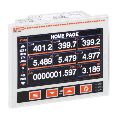 LOVATO ELECTRIC - Centrale de mesure avec écran LCD coul. Alimentation aux 100...240VAC.