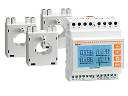 LOVATO ELECTRIC - COMPOSÉ D'UN MULTIMÈTRE DMG 100 ET DE 3 TC 100/5A POUR CÂBLE Ø22mm