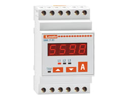 LOVATO ELECTRIC - Ampéremétre mod à DEL, alim. 220-240VAC 3 intensités, 3 intensités maxi