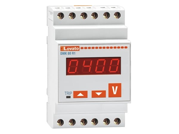 LOVATO ELECTRIC - Voltmétre mod à DEL, 220-240VAC 1 tension, 1 tension maxi, 1 tension mini