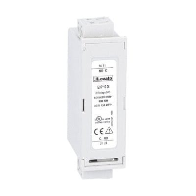 LOVATO ELECTRIC - mod. d`extension x produits encastrables, 2 OUT à Rel. augment gradins de comp