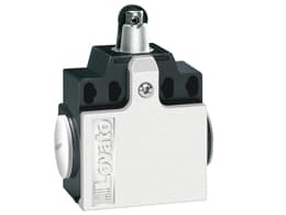 LOVATO ELECTRIC - Interrupteurs en métal de position a poussoir 2NC brusque. Galet plastique