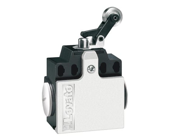 LOVATO ELECTRIC - Interrupt en métal de pos a lev à galet latér. 1NO+1NC brusque. Galet plastiq.