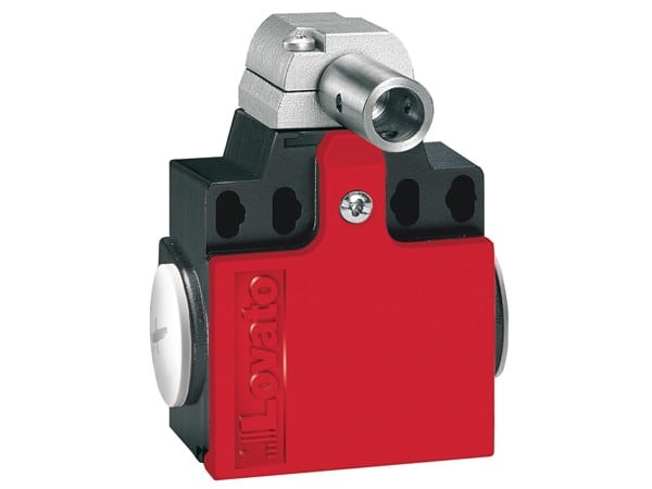 LOVATO ELECTRIC - Interrupteurs en métal de position a rouleau 2NC dépendant. Rouleau perçé long
