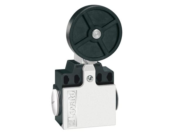 LOVATO ELECTRIC - Interrupteurs de position a levier à galet 1NO+1NC brusque. Galet caoutchouc