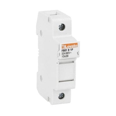 LOVATO ELECTRIC - Porte-fusibles, pour fusibles 10x38 1P In32A 690VAC sans indicateur lum.